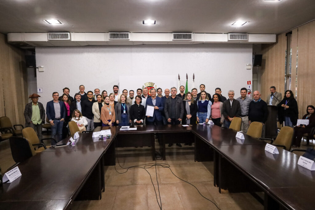 Posse dos novos membros do Conselho Municipal de Planejamento e Gestão Territorial (CMPGT),