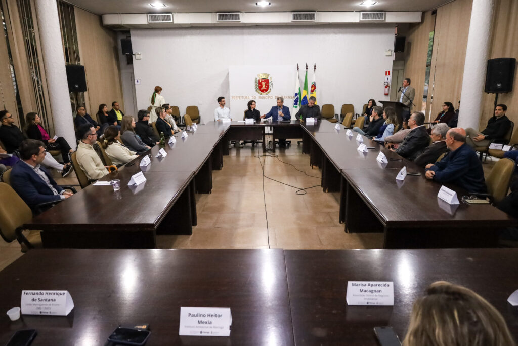 Posse dos novos membros do Conselho Municipal de Planejamento e Gestão Territorial (CMPGT),