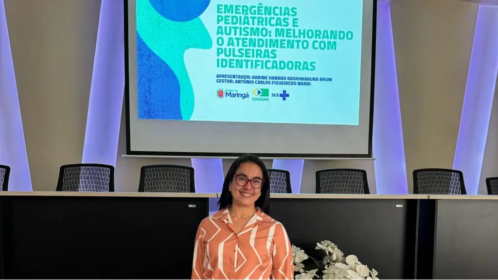 A autora do projeto é a enfermeira e servidora, Karine Brum, que está diretora do Pronto Atendimento à Criança (PAC) (Credito: Lucas Vinícius/PMM)