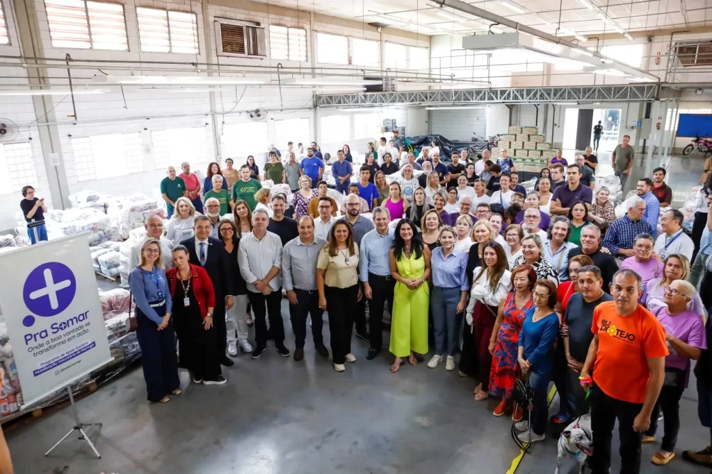 A doação beneficiará 24 instituições assistenciais acompanhadas pelo Programa de Apoio Social e Mobilização Voluntária (Pra Somar). (Credito: Ricardo Lopes)