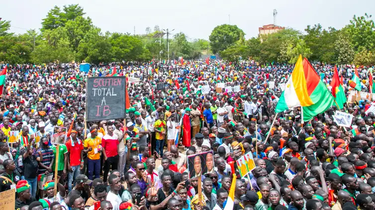 Presidente Ibrahim Traoré de Burkina Faso. Foto @CapitaineIb226/ Instagram oficial